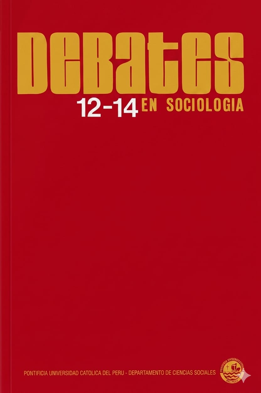Debates en Sociología 12 - 14
